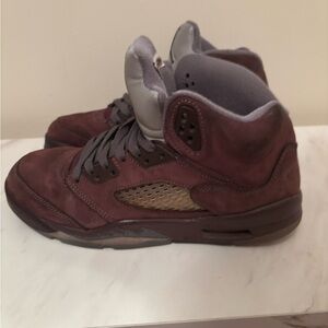 Jordan Men's Burgundy High-Top Sneakers